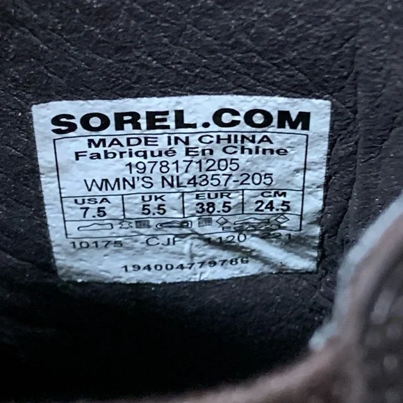 SOREL Women's Joan of Arctic Wedge III Chelsea Waterproof Leather Wedge - Picture 5 of 7